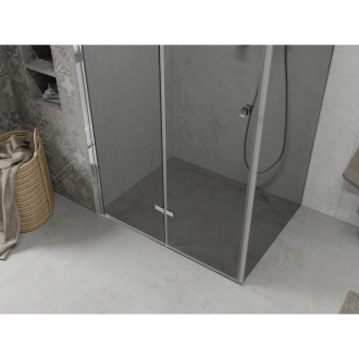 Mexen Lima skladací sprchovací kút 100 x 110 cm, grafit, chróm - 856-100-110-01-40