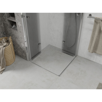 Mexen Lima Duo skladací sprchovací kút 80 x 80 cm, transparentný, chróm - 856-080-080-02-00