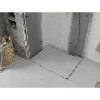 Mexen Lima Duo skladací sprchovací kút 90 x 70 cm, transparentný, chróm - 856-090-070-02-00