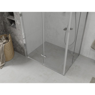 Mexen Lima Duo skladací sprchovací kút 100 x 90 cm, transparentný, chróm 856-100-090-02-00