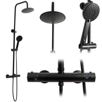 Calani DAYTON Sprchový set, čierna CAL-P0009