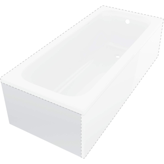 Deante Prizma panel na vaňu 180cm, krátka strana KTJK018O