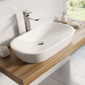 Ravak umývadlo Ceramic 600 O keramické white XJX01160001
