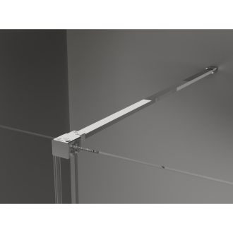 Mexen Velar výsuvná sprchová kabína 160 x 90 cm, transparentná, chróm - 871-160-090-01-01
