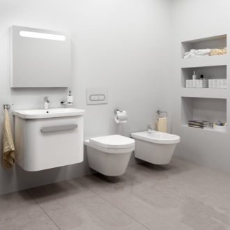 Ravak Bidet Chrome závesný white X01450