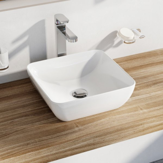 Ravak umývadlo Uni 380 S Slim keramické white XJX01138001