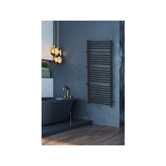 CERANO Vykurovacie teleso Antonio kombinované 857 W čierna matná 1460x550 mm LIV-WD-32-56