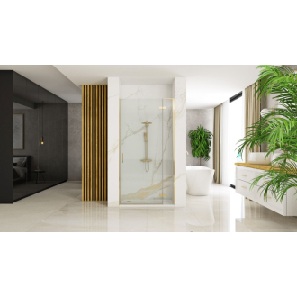 Sprchové Dvere Rea Hugo 90 Gold Brush + Profil