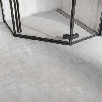 Sprchovací kút REA DIAMOND 90x90 - matná čierna