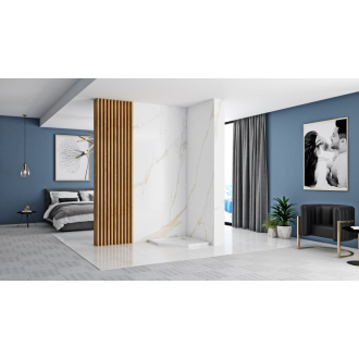 Sprchovací kút DIAMOND 80x80 - čierna matná