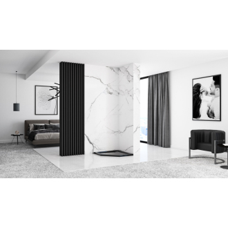 Sprchovací kút DIAMOND 80x80 - čierna matná