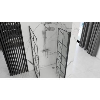 Sprchová kabína Rea Molier Black Double 100x100