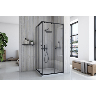Sprchovací kút REA City 80x80 Black