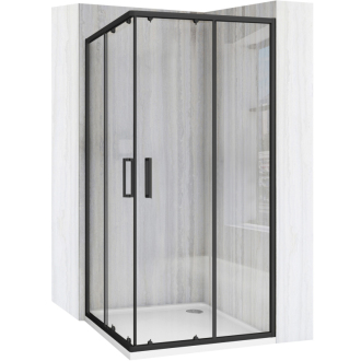 Sprchovací kút REA City 90x90 Black