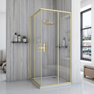 Sprchovací kút REA City 90x90 Gold