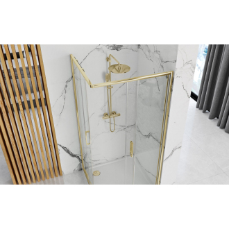 Sprchovací kút REA PUNTO 90x90 Gold