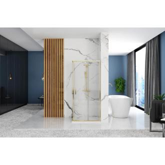 Sprchovací kút REA PUNTO 90x90 Gold
