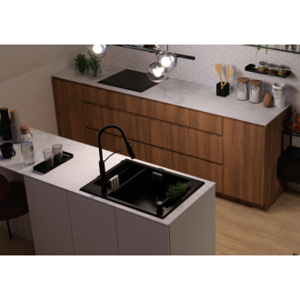 Deante MAGNETIC ZRM_T503 Jednorez s vaničkou granit, metalický antracit