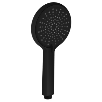 Ručná masážna sprcha, 4 režimy sprchovania, priemer 120mm, ABS/čierna mat 1204-51B