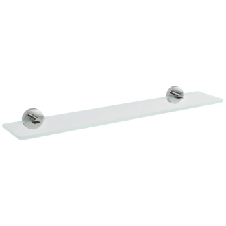 X-ROUND sklenená polica 700mm, chróm/číre sklo XR009-16