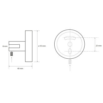 X-ROUND sklenená polica 1000mm, chróm/číre sklo XR009-19