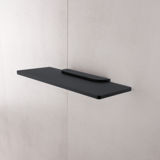Nimco Nikau NKC X350-C-90 Polica IXI, 50 cm čierny mat