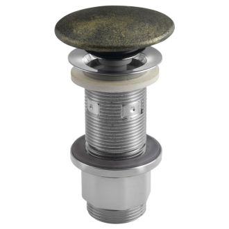 Umývadlová výpusť 5/4“, click-clack, betónová zátka, 10-80mm, zlato FG918