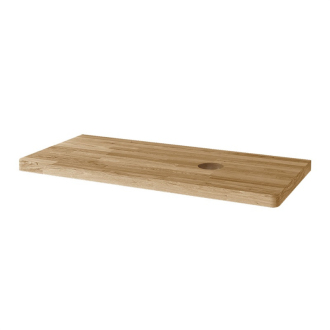 Siena, doska na skrinku, dub masív, 100 cm, L/P, s výrezom na skrinku 80 cm CN482DA