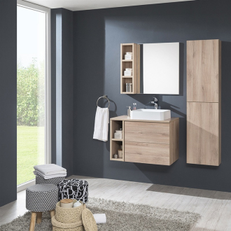 Aira kúpeľňová doska na skrinku, dub Halifax, 1420 mm CN724DH