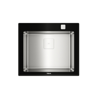 Teka Diamond sklenený drez DIAMOND RS15 1B BK 115000075