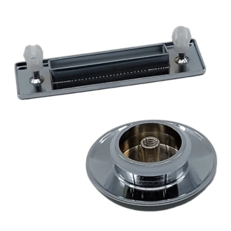 Mexen UNI prepad vane + zátka, chróm 5100-01