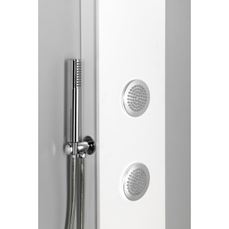 SPIRIT ROUND termostatický sprchový panel 250x1550mm, biela 71151