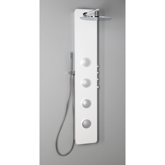 SPIRIT ROUND termostatický sprchový panel 250x1550mm, biela 71151