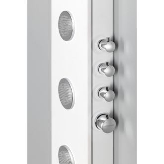 SPIRIT ROUND termostatický sprchový panel 250x1550mm, biela 71151