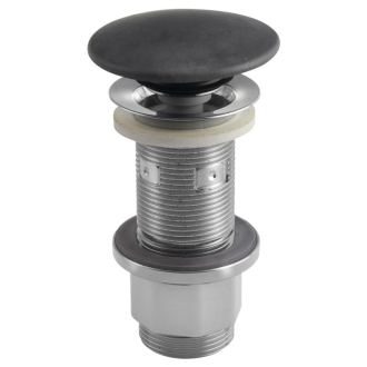 Umývadlová výpusť 5/4“, click-clack, betónová zátka, 10-80mm, antracit FG916