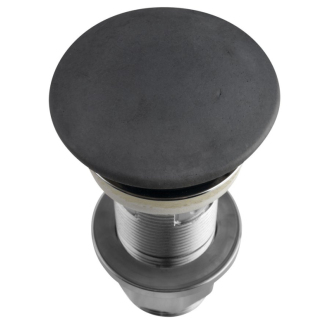Umývadlová výpusť 5/4“, click-clack, betónová zátka, 10-80mm, antracit FG916