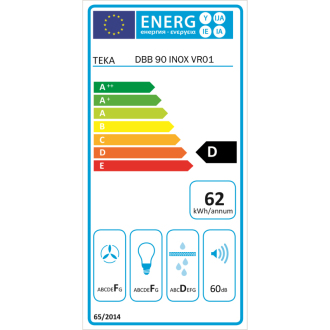 TEKA Komínový odsávač pár DBB 90 X Nerez, š= 90 cm