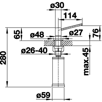 Blanco TORRE dávkovač saponátu Satin Platinum 527722