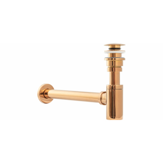 REA sifón s výpustou univerzálnej rose gold REA-A8541
