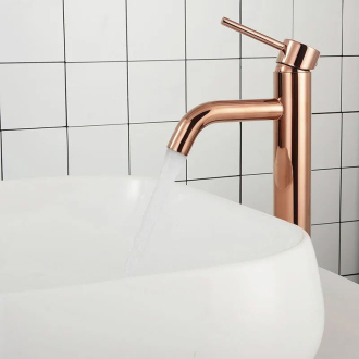 Rea Batéria umývadlová vysoká Lungo Rose Gold REA-B6321