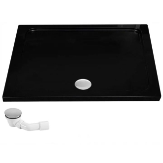 Rea Sprchovací kút Punto Black 80x100 REA-K4806