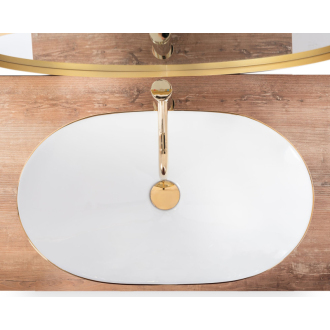 REA Umývadlo na dosku Royal Gold Edge REA-U8570