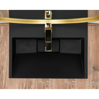 REA Konglomerátové umývadlo Goya 50 Black REA-U8778