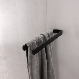 Nimco Nikau NKC 30098-90 Držiak na uteráky, 39 cm čierna matná