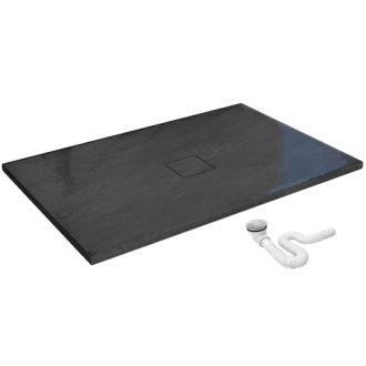 REA Sprchová vanička Black Stone 90x120 REA-K9603