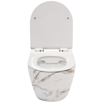 Rea Závesné WC Carlos Duroplast Slim Zm Lava Matt REA-C8004
