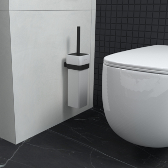 Nimco Kibo Ki 14094K-90 Toaletní WC kefa čierny mat