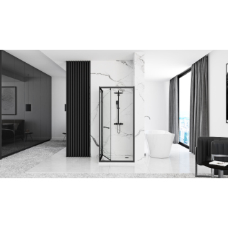 Rea Space In sprchový kút 90x90, čierny REA-K8881