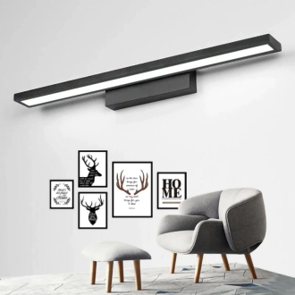 Rea Svietidlo nad zrkadlo LED 60cm - čierna OSW-06665