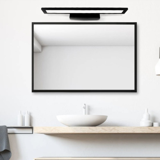 Rea Svietidlo nad zrkadlo LED 60cm - čierna OSW-06665
